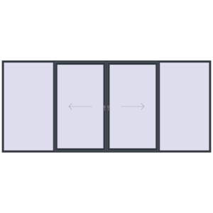 Buy Sliding patio doors 5000x2200 mm Patio door (Geneo)