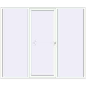 Buy Sliding patio doors 2600x2200 mm Patio door (Synego)