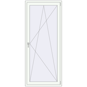 Balcony doors 900x2100 mm KORSA ENERGY-SAVING (SYNEGO MD) BALKON DOOR RAL 9016 Traffic white two-sided. View from inside Buy Balcony doors 900x2100 mm KORSA ENERGY-SAVING (SYNEGO MD) BALKON DOOR RAL 9016 Traffic white two-sided