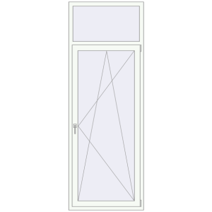 Balcony doors 900x2500 mm KORSA ENERGY-SAVING (SYNEGO MD) BALKON DOOR RAL 9016 Traffic white two-sided. View from inside Buy Balcony doors 900x2500 mm KORSA ENERGY-SAVING (SYNEGO MD) BALKON DOOR RAL 9016 Traffic white two-sided