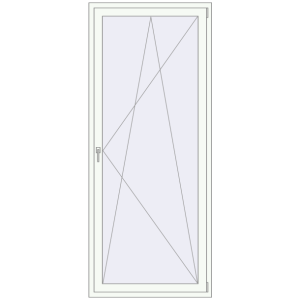 Buy Balcony doors 950x2350 mm KORSA STANDARD (Euro 70) BALKON DOOR