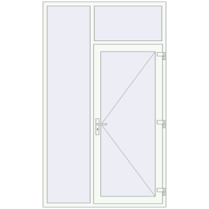 Buy Entrance doors 1500x2500 mm DOOR KORSA BASE REHAU EURO 60