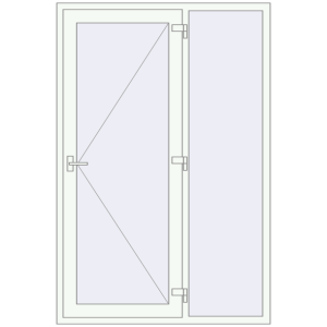 Buy Entrance doors 1400x2100 mm ABSOLUTE (GENEO Т 117) opens to the outside