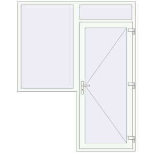 Buy Entrance doors 1800x2300 mm DOOR KORSA BASE REHAU EURO 60