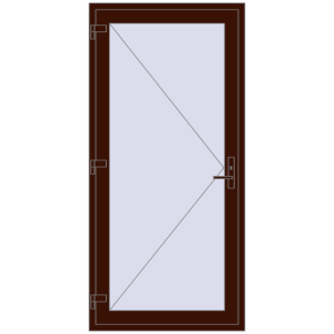 Buy Entrance doors 1000x2100 mm DOOR KORSA OPTIMUM REHAU BRILLANT