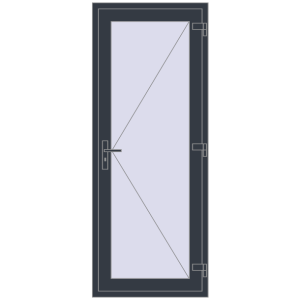 Buy Internal doors 750x2140 mm INTERIOR door (Z74/60) opens  inside