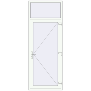 Internal doors 945x2500 mm INTERIOR door (Z74/60) opens inside RAL 9016 Traffic white two-sided. View from inside Buy Internal doors 945x2500 mm INTERIOR door (Z74/60) opens inside RAL 9016 Traffic white two-sided