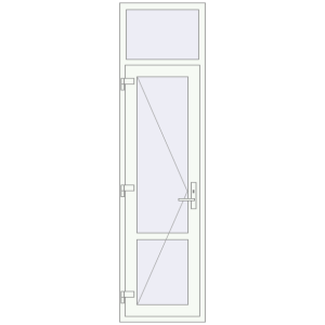 Internal doors 645x2400 mm INTERIOR door (Z74/60) opens inside RAL 9016 Traffic white two-sided. View from inside Buy Internal doors 645x2400 mm INTERIOR door (Z74/60) opens inside RAL 9016 Traffic white two-sided