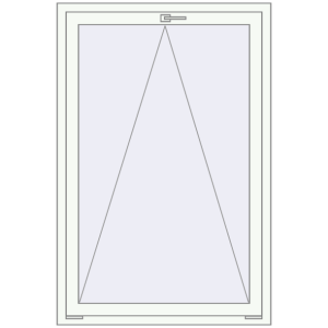 Buy Tilt-and-Turn 1000x1500 mm KORSA ENERGY-SAVING (SYNEGO MD) RAL 9016 Traffic white two-sided