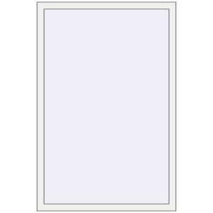 Buy Tilt-and-Turn 1000x1500 mm KORSA BASE (Euro-Design 60) RAL 9016 Traffic white two-sided