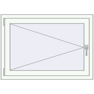 Buy Tilt-and-Turn 1028x724 mm KORSA ENERGY-SAVING (SYNEGO MD) RAL 9016 Traffic white two-sided