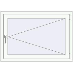 Buy Tilt-and-Turn 1028x724 mm KORSA ENERGY-SAVING (SYNEGO MD) RAL 9016 Traffic white two-sided