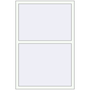 Buy Tilt-and-Turn 1000x1500 mm KORSA BASE (Euro-Design 60) RAL 9016 Traffic white two-sided