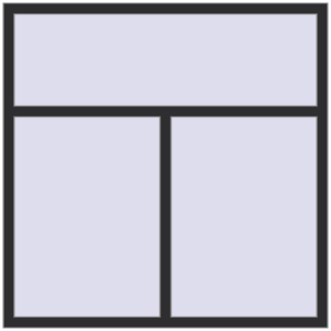 Buy Tilt-and-Turn 1500x1500 mm KORSA BRILLANT ANTHRACITE_GREY_GLATT two-sided