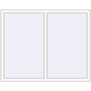 Tilt-and-Turn 1500x1200 mm KORSA BASE (Euro-Design 60) RAL 9016 Traffic white two-sided. View from inside Buy Tilt-and-Turn 1500x1200 mm KORSA BASE (Euro-Design 60) RAL 9016 Traffic white two-sided