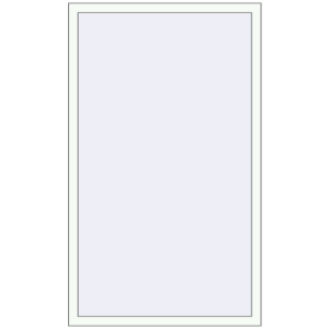 Buy Tilt-and-Turn 1000x1650 mm KORSA Aluprof MB86 RAL 9016 Traffic white two-sided