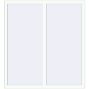 Tilt-and-Turn 1270x1409 mm KORSA Altest Pony 375 RAL 9016 Traffic white two-sided. View from inside Buy Tilt-and-Turn 1270x1409 mm KORSA Altest Pony 375 RAL 9016 Traffic white two-sided