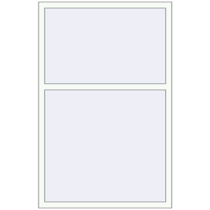 Buy Tilt-and-Turn 1100x1700 mm KORSA STANDARD-RENOVATION (Euro 70) RAL 9016 Traffic white two-sided