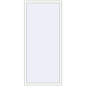 Buy Tilt-and-Turn 880x1980 mm KORSA STANDARD (Euro 70) RAL 9016 Traffic white two-sided