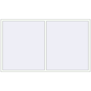 Buy Tilt-and-Turn 2450x1450 mm KORSA Aluprof MB86 RAL 9016 Traffic white two-sided