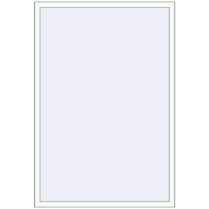 Buy Tilt-and-Turn 1315x1920 mm KORSA BASE (Euro-Design 60) RAL 9016 Traffic white two-sided