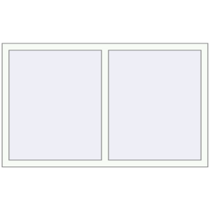 Buy Tilt-and-Turn 1524x914 mm KORSA ENERGY-SAVING (SYNEGO MD) RAL 9016 Traffic white two-sided