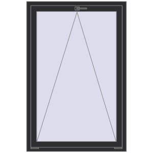 Buy Tilt-and-Turn 1000x1500 mm KORSA ENERGY-SAVING (SYNEGO MD) ANTHRACITE_GREY_GLATT two-sided