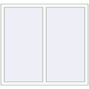 Tilt-and-Turn 1300x1200 mm KORSA Altest Pony 375 RAL 9016 Traffic white two-sided. View from inside Buy Tilt-and-Turn 1300x1200 mm KORSA Altest Pony 375 RAL 9016 Traffic white two-sided