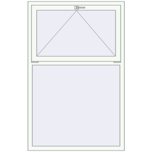 Buy Tilt-and-Turn 1100x1700 mm KORSA STANDARD-RENOVATION (Euro 70) RAL 9016 Traffic white two-sided