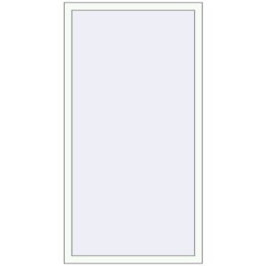 Buy Tilt-and-Turn 890x1700 mm KORSA ENERGY-SAVING (SYNEGO MD) RAL 9016 Traffic white two-sided