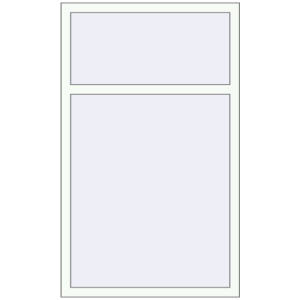 Tilt-and-Turn 930x1530 mm KORSA BRILLANT RAL 9016 Traffic white two-sided. View from inside Buy Tilt-and-Turn 930x1530 mm KORSA BRILLANT RAL 9016 Traffic white two-sided