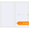 Pricing Sliding patio doors 2415x2205 mm KORSA SYNEGO SLIDE RAL 9016 Traffic white two-sided. Price: $1,845.87