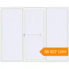 Pricing Sliding patio doors 2800x2260 mm Patio Door (Euro 60) RAL 9016 Traffic white two-sided. Price: ₴58,827.28
