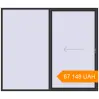 Pricing Sliding patio doors 2800x2400 mm KORSA SYNEGO SLIDE ANTHRACITE_GREY_GLATT two-sided. Price: ₴67,147.55