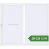 Pricing Sliding patio doors 2500x2200 mm KORSA SYNEGO SLIDE. Price: 55 626.1 UAH