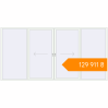 Pricing Sliding patio doors 4200x2100 mm Patio door (Brillant 70) RAL 9016 Traffic white two-sided. Price: ₴129,910.91