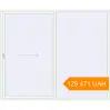 Pricing Sliding patio doors 3000x2500 mm GENEO HST RAL 9016 Traffic white two-sided. Price: ₴129,470.76