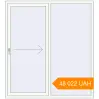 Pricing Sliding patio doors 1700x1870 mm Patio Door (Euro 60) RAL 9016 Traffic white two-sided. Price: ₴48,022.49