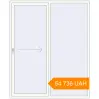 Pricing Sliding patio doors 1850x2260 mm KORSA SYNEGO SLIDE RAL 9016 Traffic white two-sided. Price: ₴54,736.12