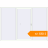 Pricing Sliding patio doors 3000x2135 mm Patio door (Synego) RAL 9016 Traffic white two-sided. Price: ₴64,509.85