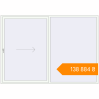 Pricing Sliding patio doors 2840x2000 mm GENEO HST RAL 9016 Traffic white two-sided. Price: ₴138,883.71