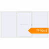 Pricing Sliding patio doors 4000x2200 mm Patio door (Brillant 70) RAL 9016 Traffic white two-sided. Price: ₴79,926.00