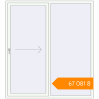 Pricing Sliding patio doors 1830x2032 mm Patio door (Synego) RAL 9016 Traffic white two-sided. Price: ₴67,080.87
