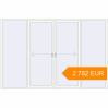 Pricing Sliding patio doors 3300x2200 mm Patio door (Synego) RAL 9016 Traffic white two-sided. Price: 2 782.42 EUR
