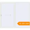 Pricing Sliding patio doors 2500x2200 mm Patio door (Brillant 70) RAL 9016 Traffic white two-sided. Price: ₴55,209.12