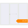 Pricing Sliding patio doors 2800x2260 mm Patio Door (Euro 60) RAL 9016 Traffic white two-sided. Price: €1,410.65