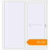 Pricing Sliding patio doors 1800x2000 mm Patio door (Brillant 70) RAL 9016 Traffic white two-sided. Price: €1,237.34