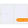 Pricing Sliding patio doors 3000x2200 mm GENEO HST RAL 9016 Traffic white two-sided. Price: 109 851.46 UAH
