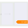 Pricing Sliding patio doors 2500x2200 mm Patio door (Synego) RAL 9016 Traffic white two-sided. Price: €1,653.38