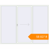 Pricing Sliding patio doors 2800x2260 mm Patio Door (Euro 60) RAL 9016 Traffic white two-sided. Price: ₴58,827.28